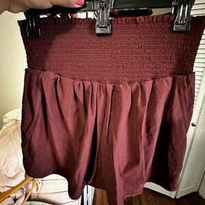 Aerie Smoked High Waisted Running Shorts